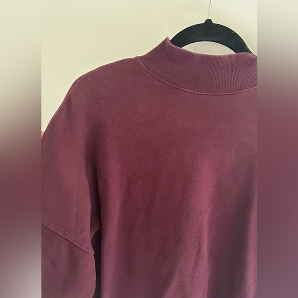 BURGUNDY TNA SWEATER - Picture 2 of 4